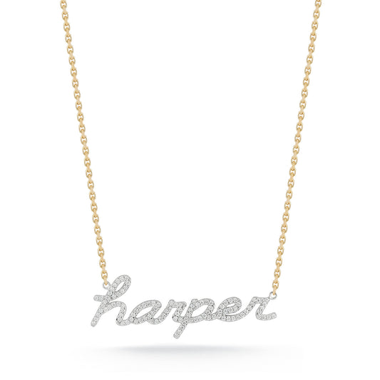 Custom Diamond Nameplate