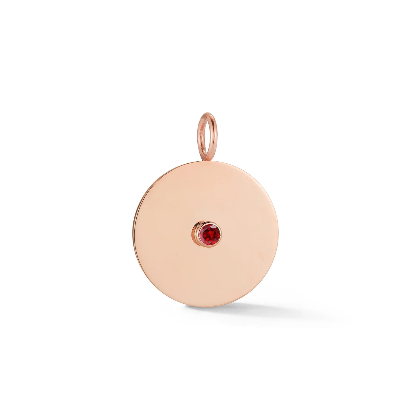 Birthstone Disc Charm