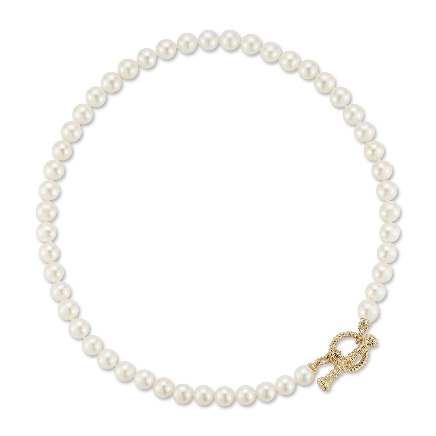 Leona Pearl Toggle Necklace