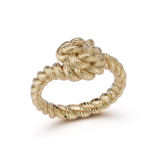 Leona Large Rope Knot Ring