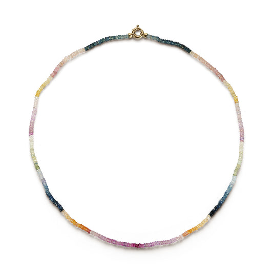 Mutli Color Sapphire Necklace