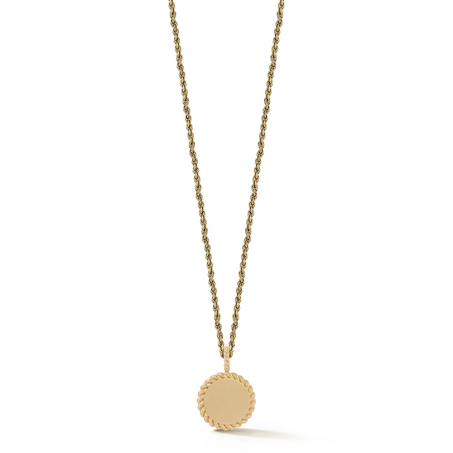Leona Small Disc Charm Pendant