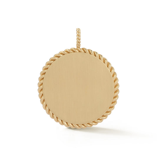 Leona Large Disc Charm Pendant