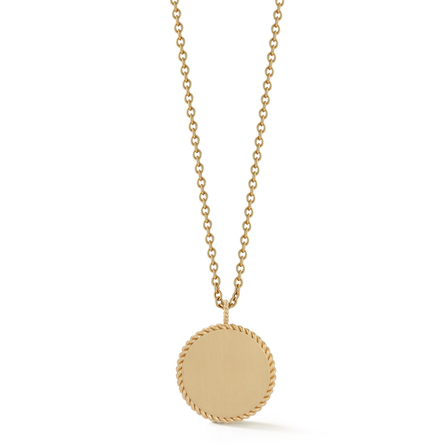Leona Large Disc Charm Pendant
