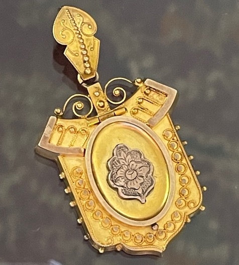 Etruscan Revival Victorian Locket