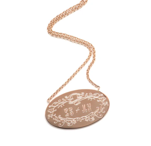 Large Signature Pendant