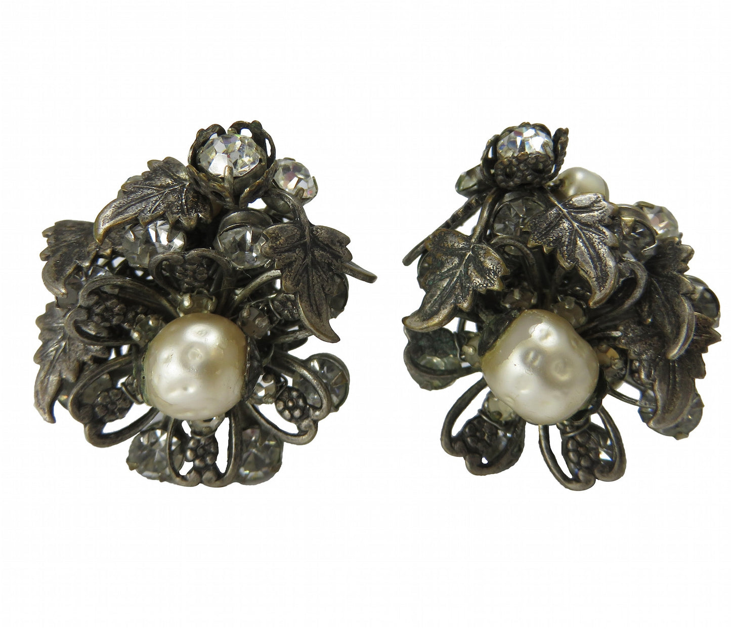 Vintage DeMario Cluster Earrings