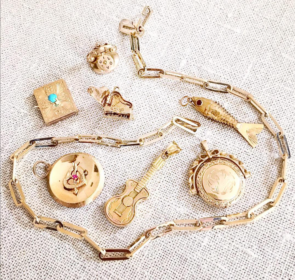 Estate Guitar Charm