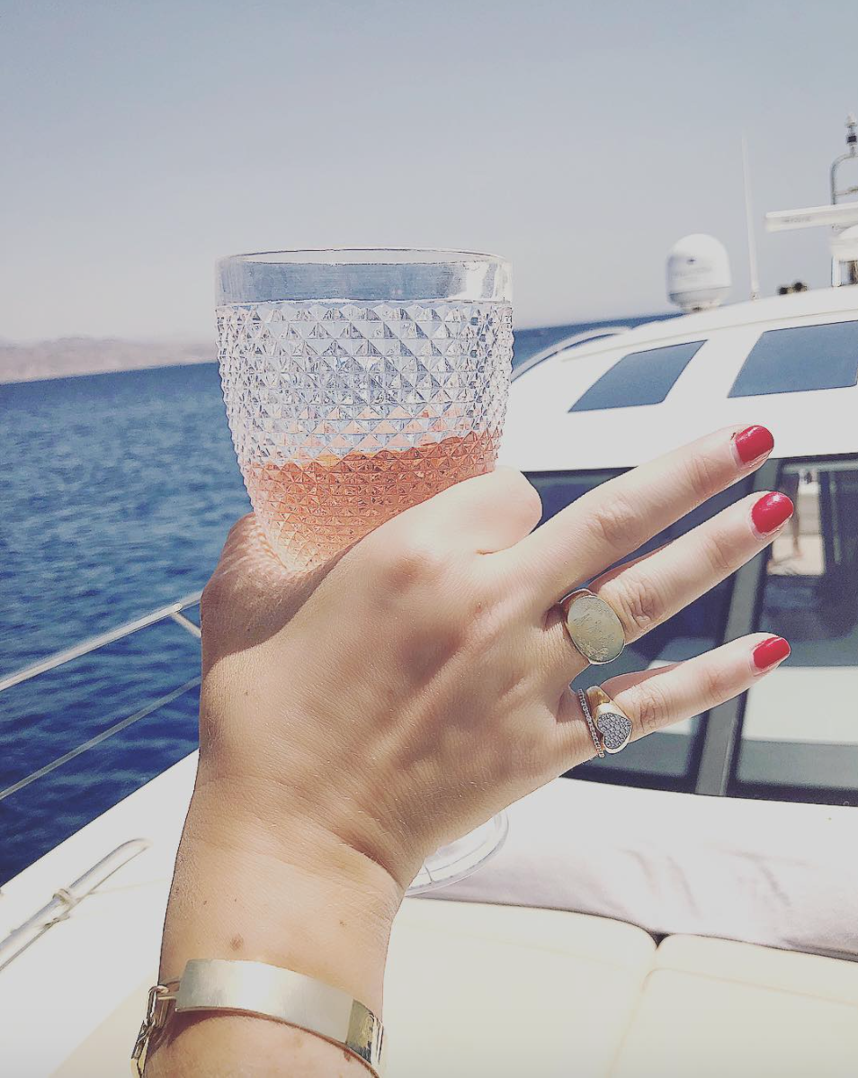Diamond Encrusted Heart Signet Ring