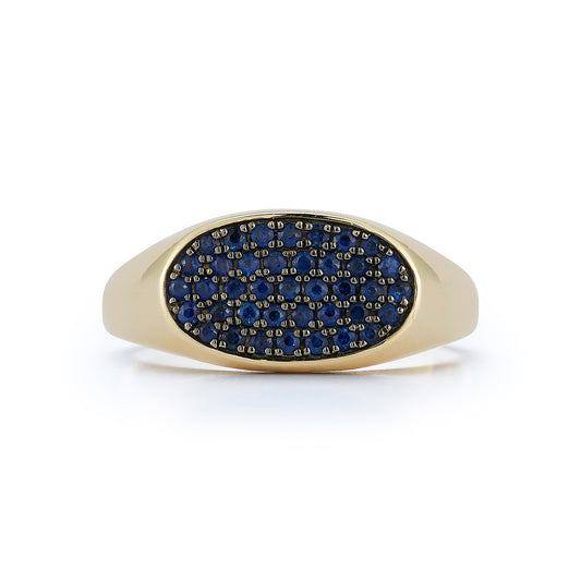 Diamond and Precious Stone Signet Rings