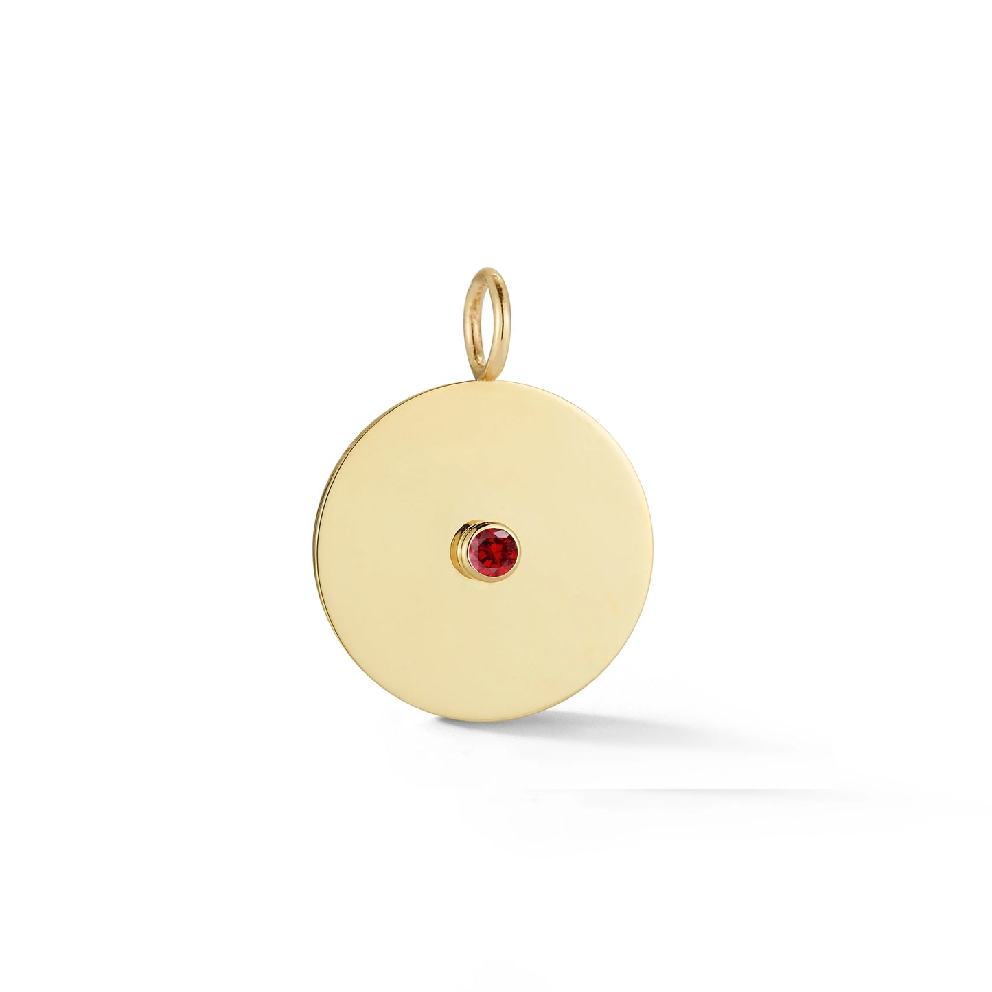 Birthstone Disc Charm