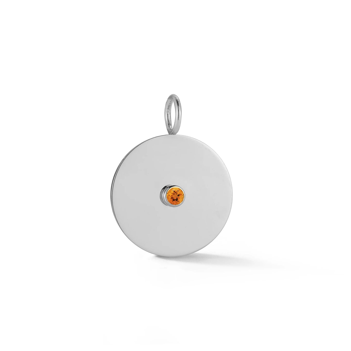 Birthstone Disc Charm