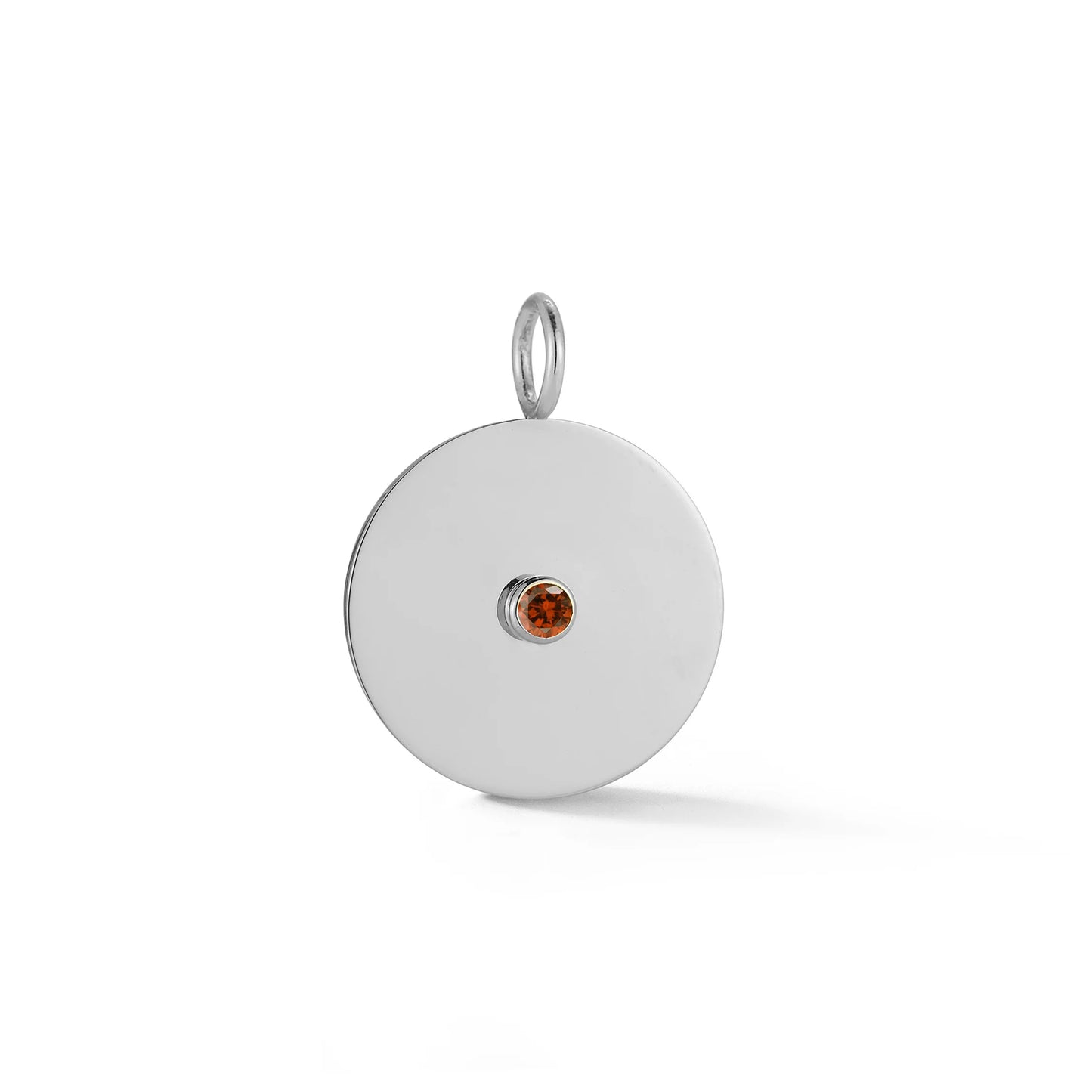 Birthstone Disc Charm