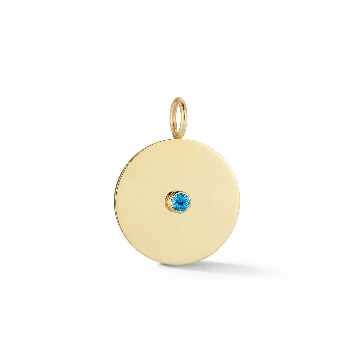 Birthstone Disc Charm