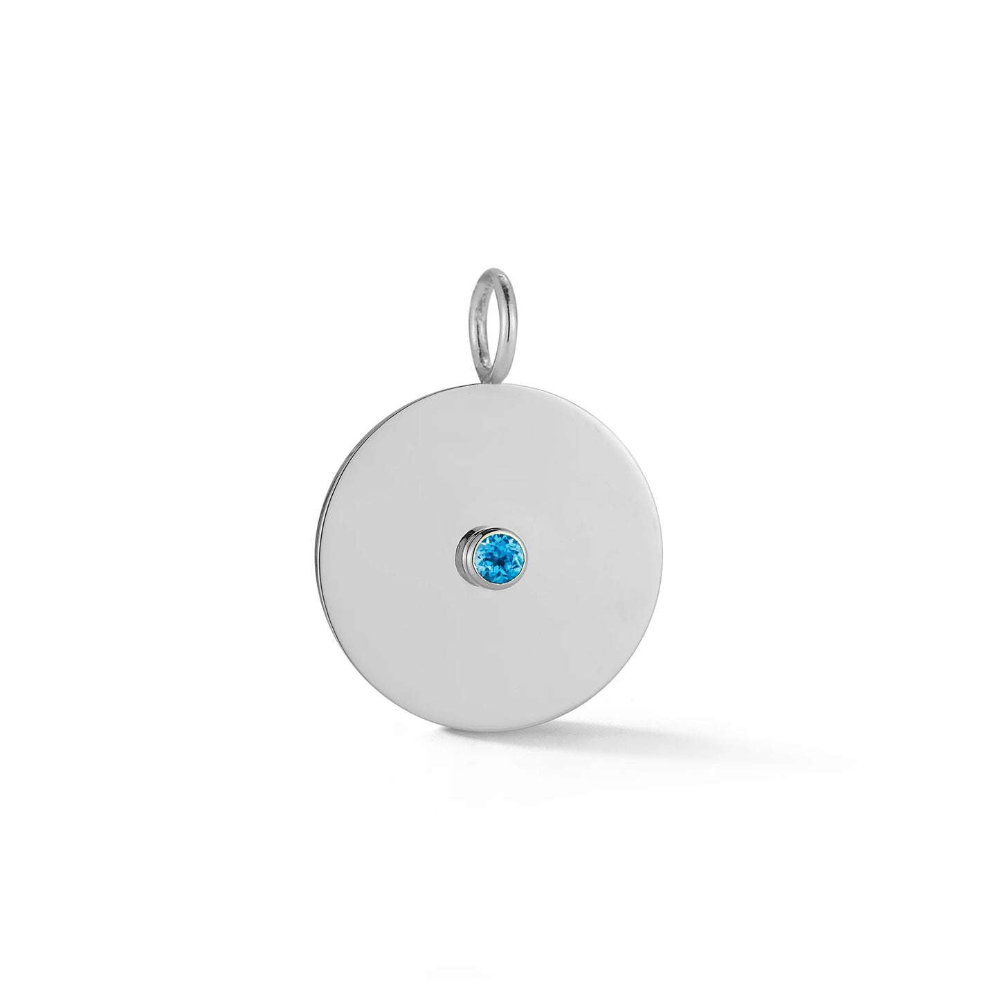Birthstone Disc Charm