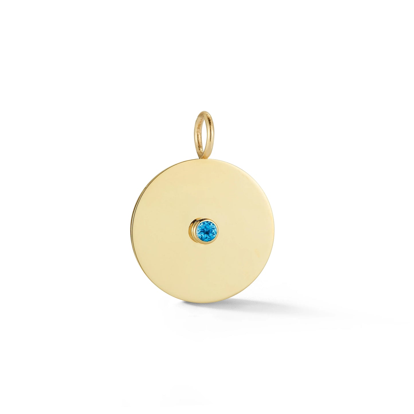Birthstone Disc Charm