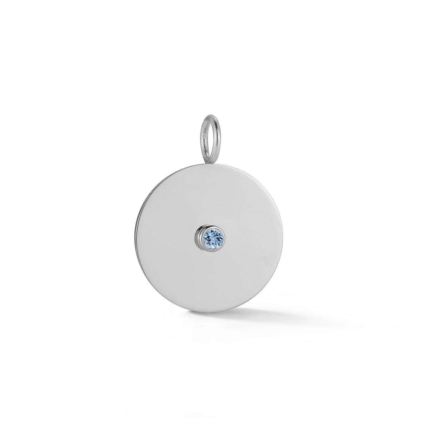 Birthstone Disc Charm