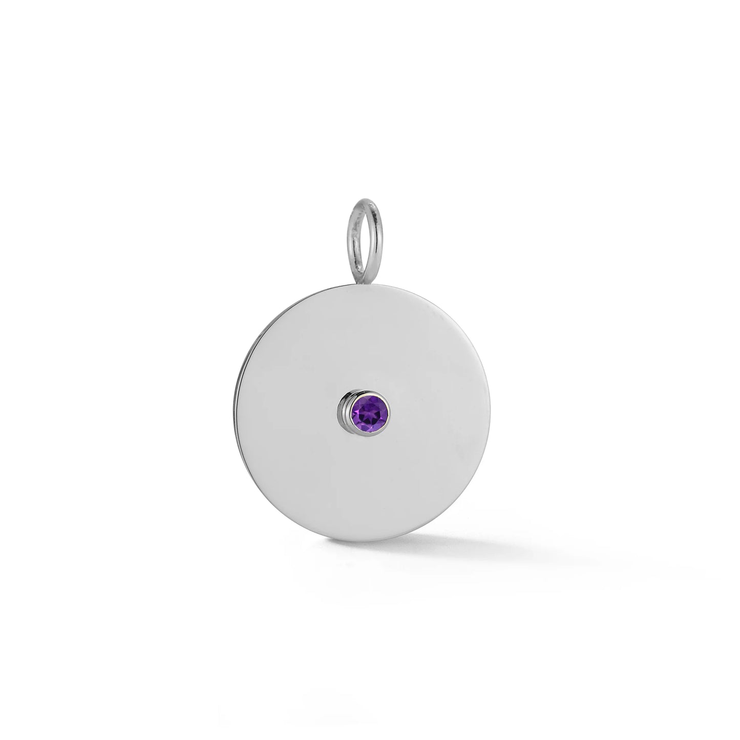 Birthstone Disc Charm