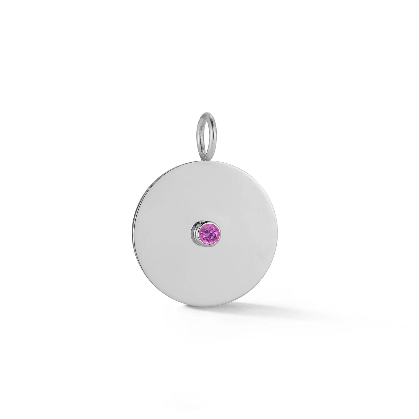 Birthstone Disc Charm