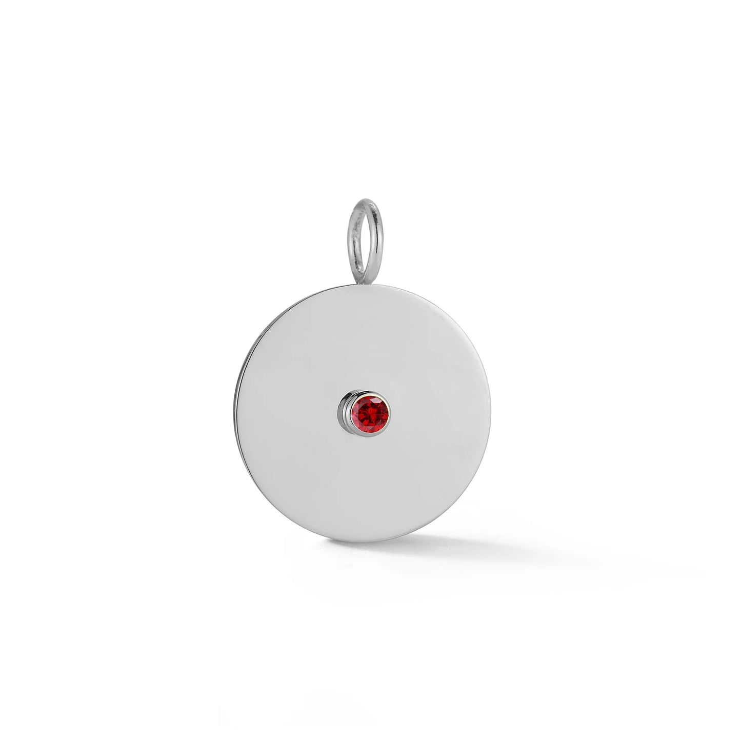 Birthstone Disc Charm