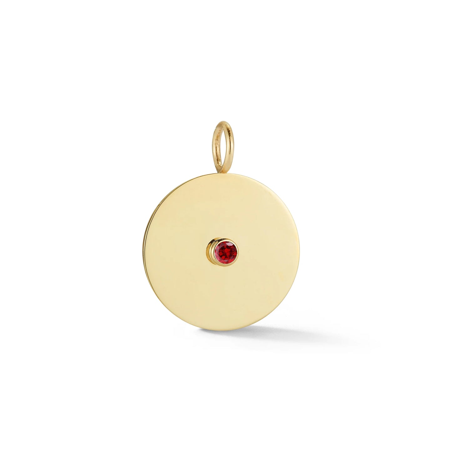 Birthstone Disc Charm
