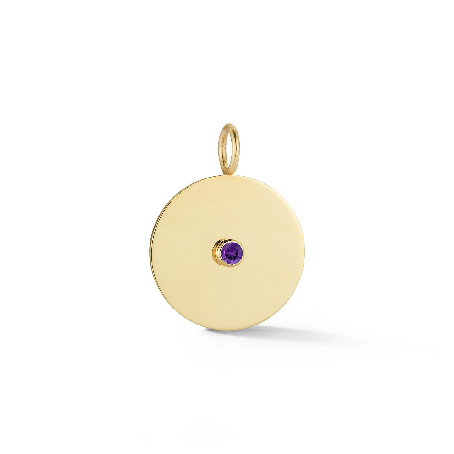 Birthstone Disc Charm