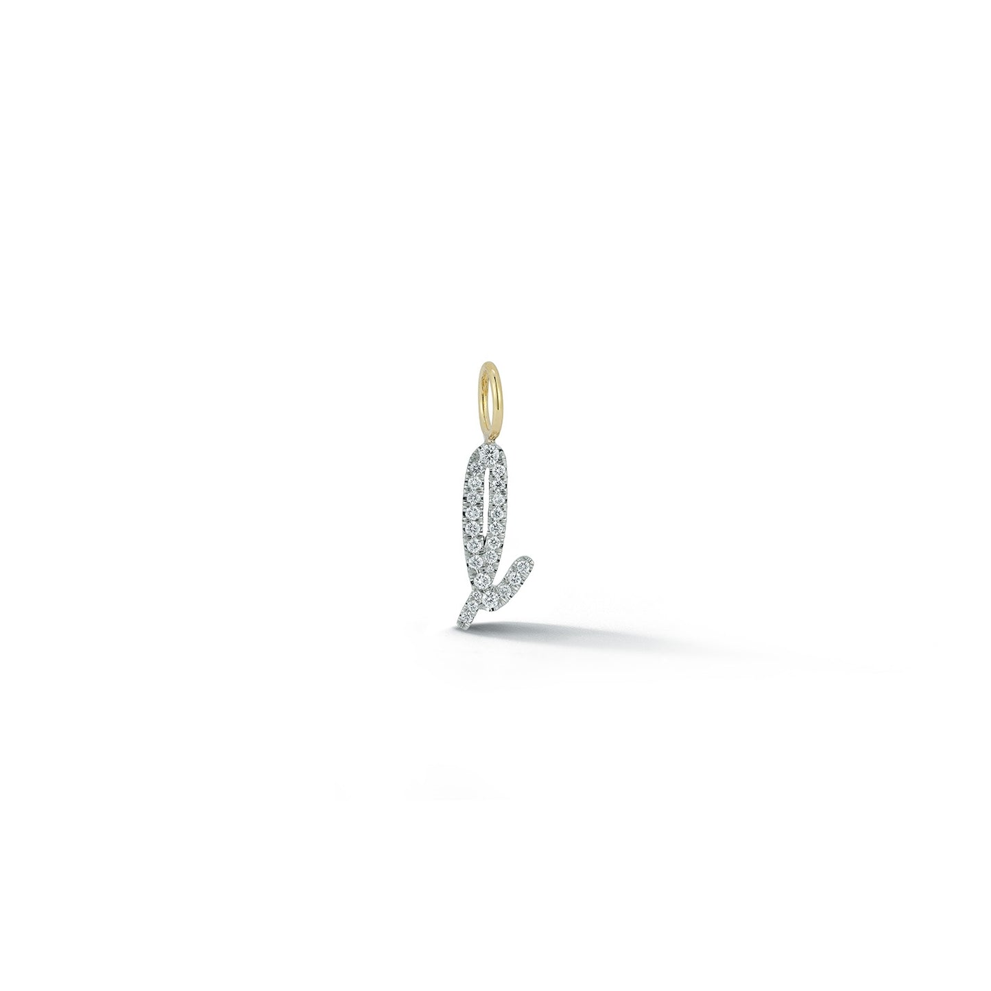 Lowercase Diamond Initial Charms