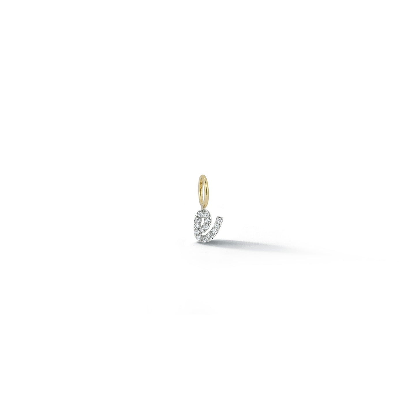 Lowercase Diamond Initial Charms
