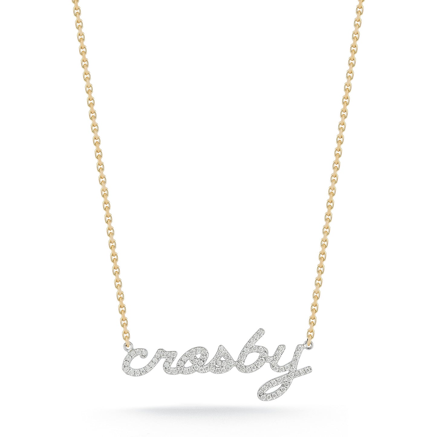 Custom Diamond Nameplate