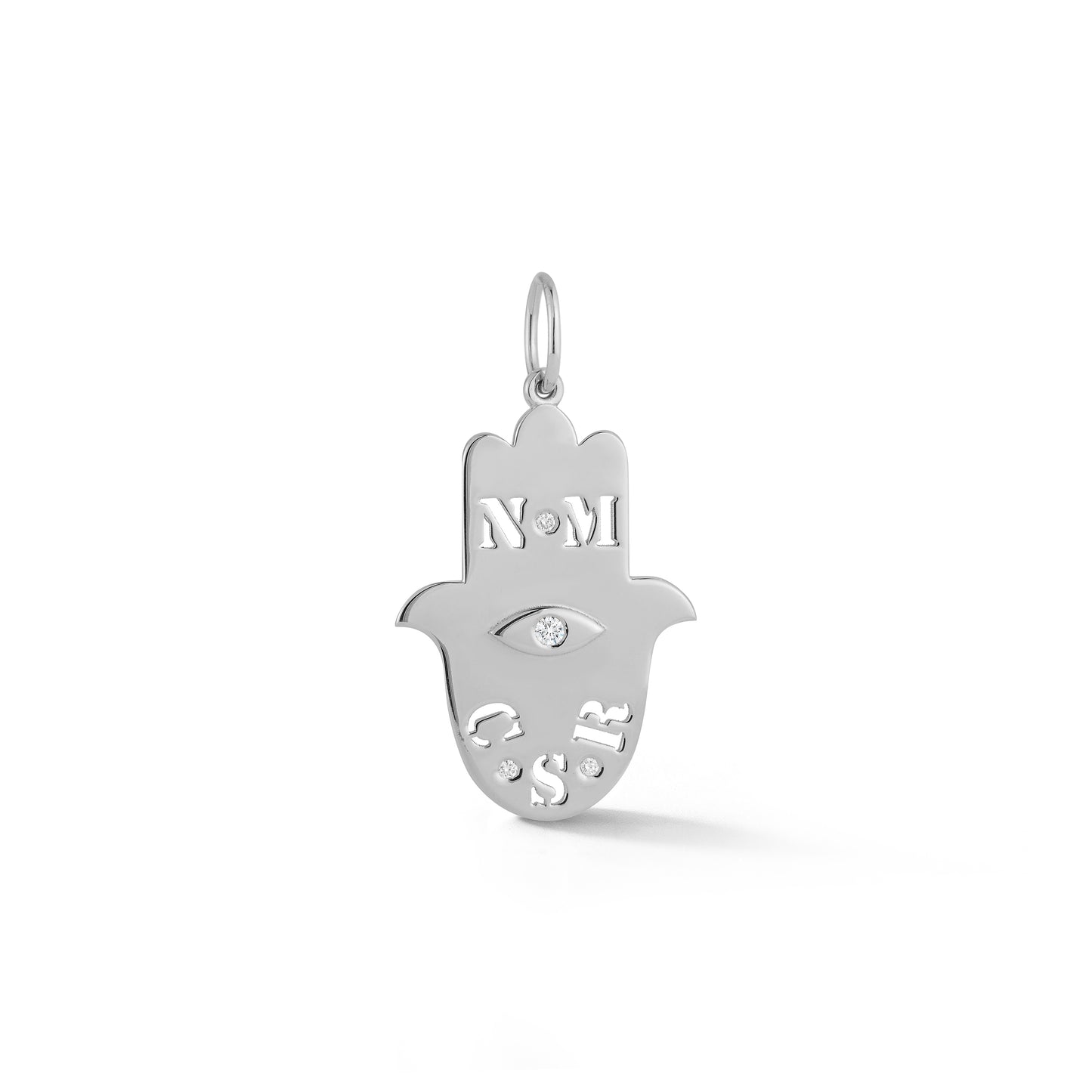 Personalized Hamsa Charm