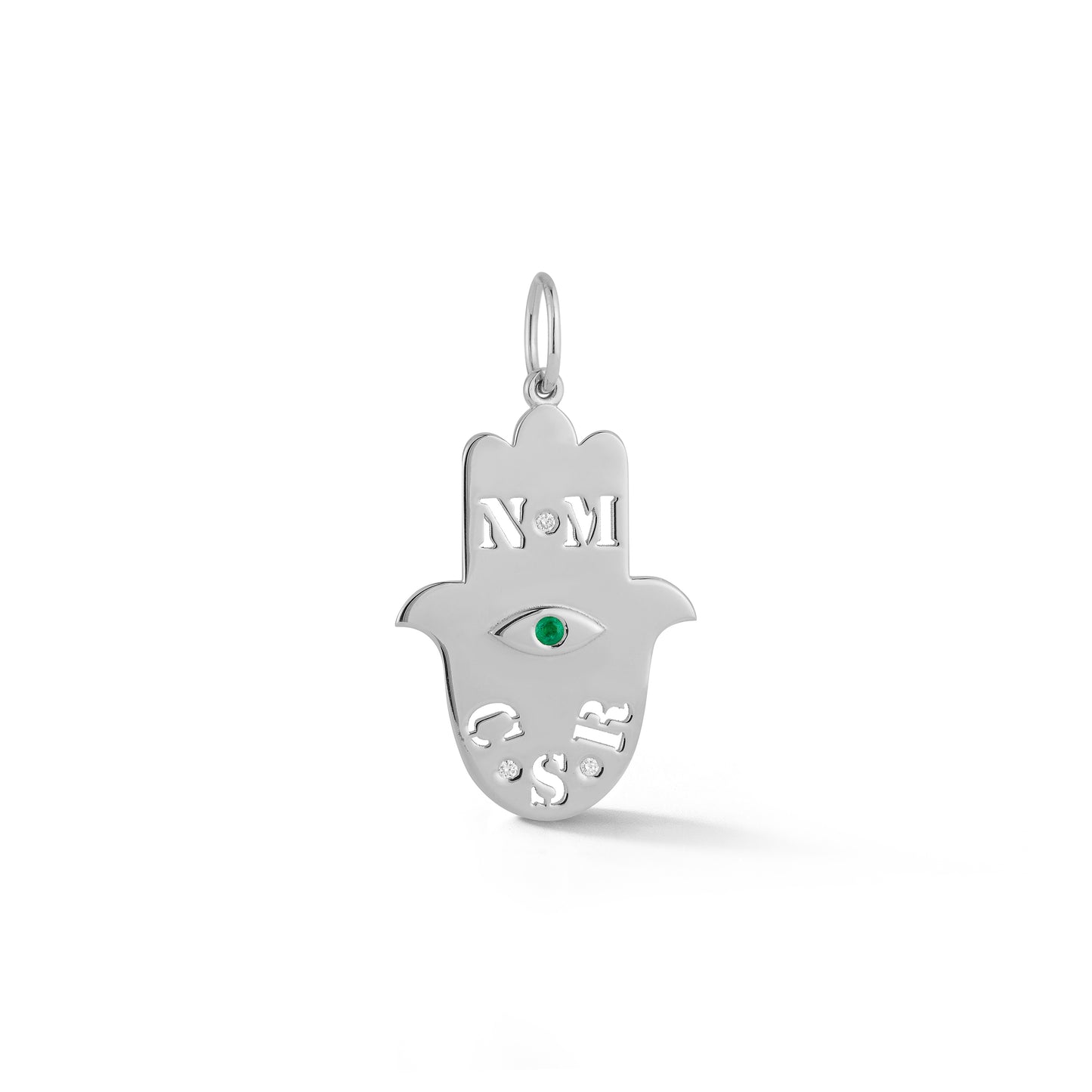 Personalized Hamsa Charm