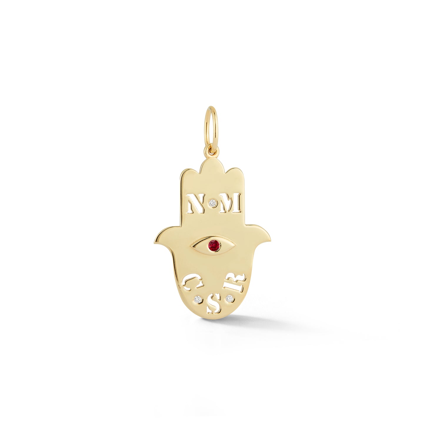 Personalized Hamsa Charm