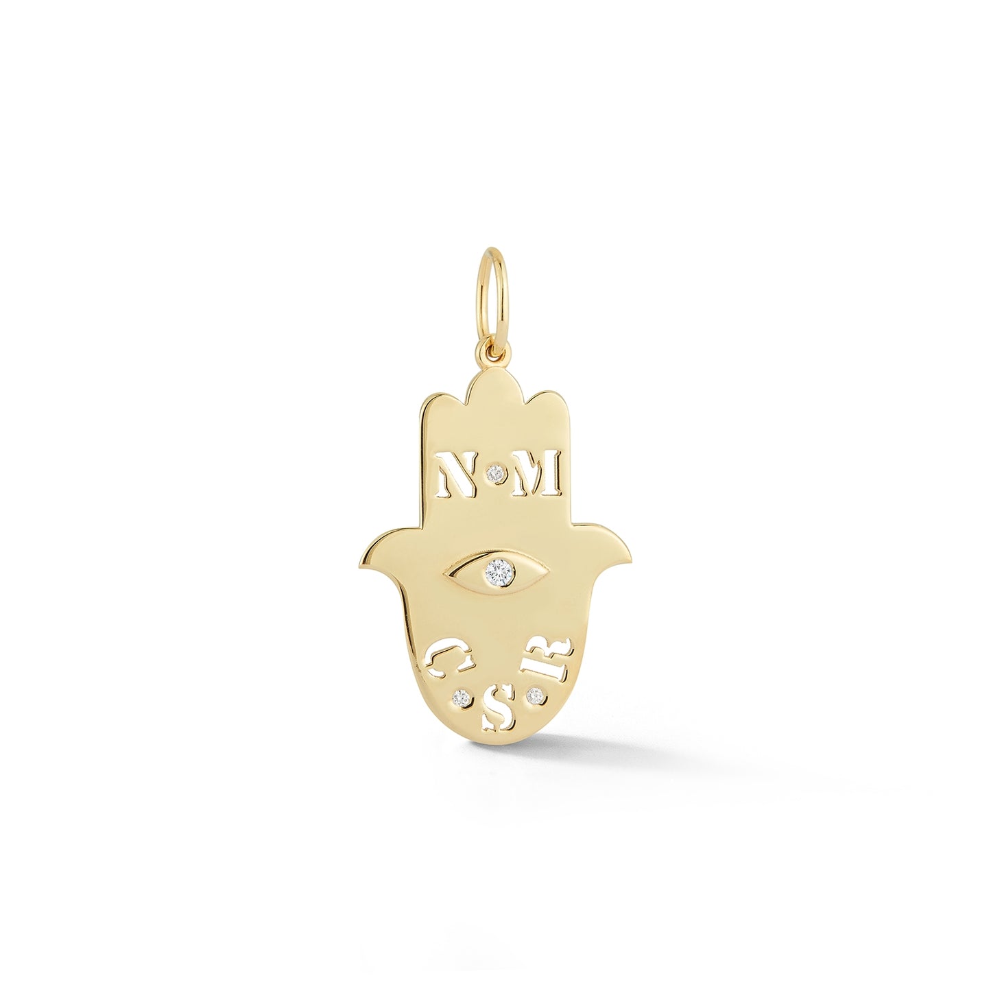 Personalized Hamsa Charm