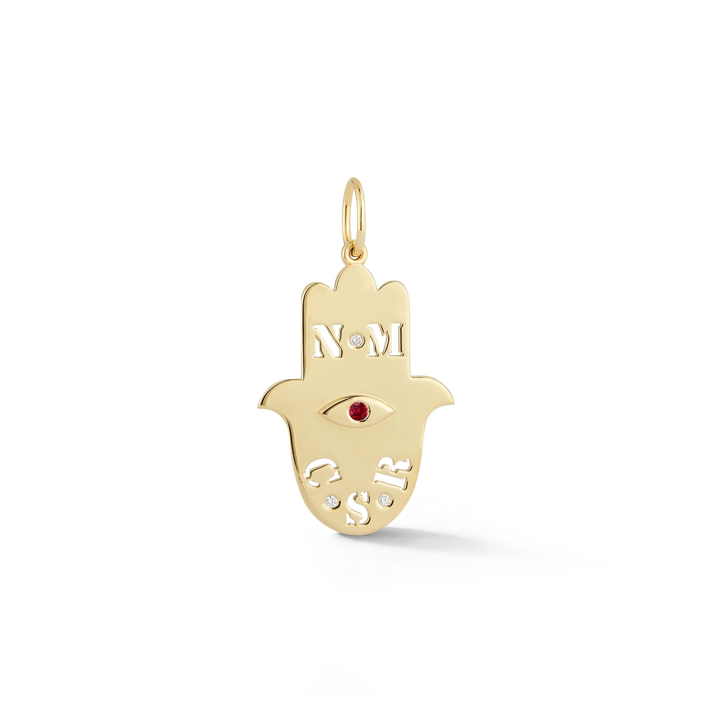 Personalized Hamsa Charm