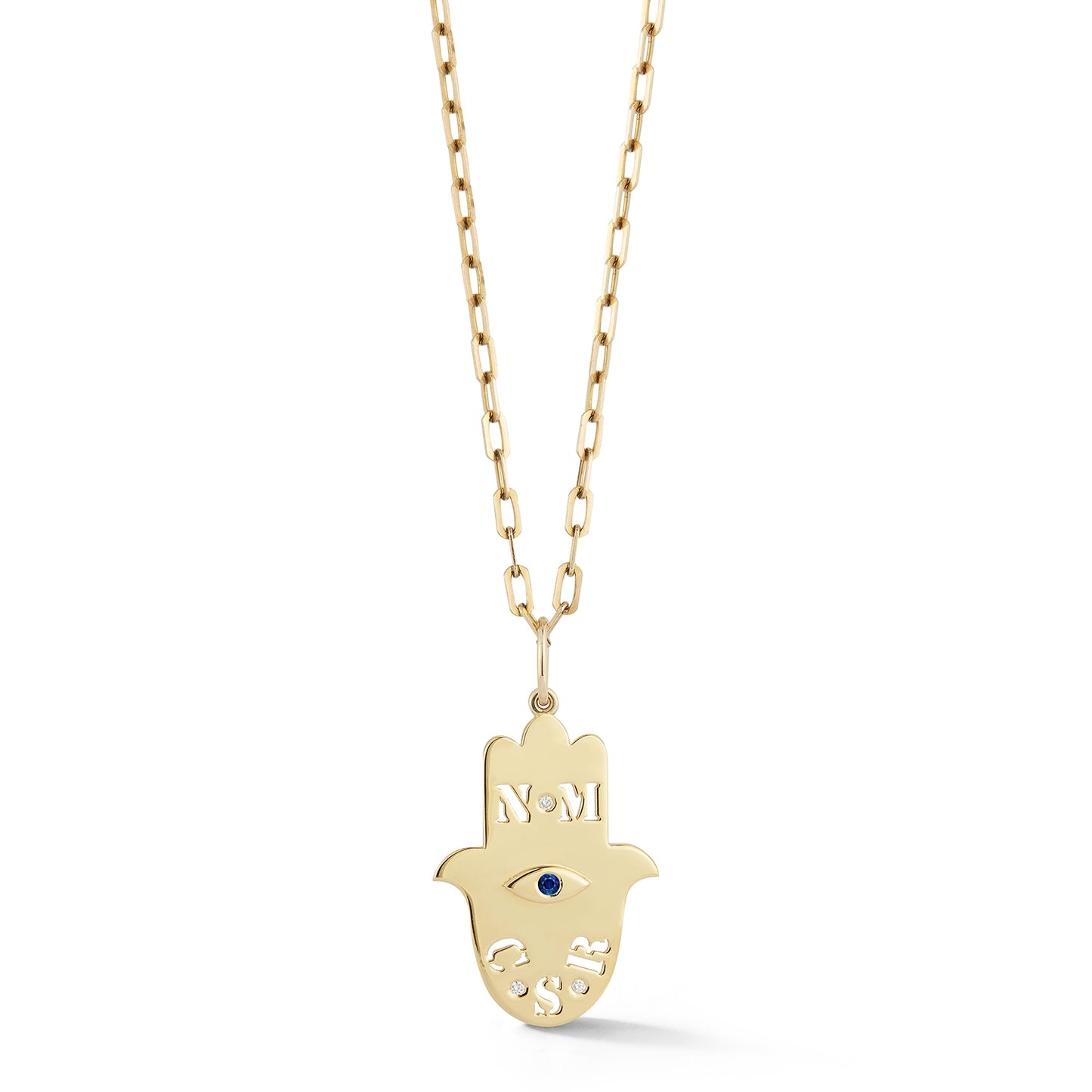 Personalized Hamsa Charm