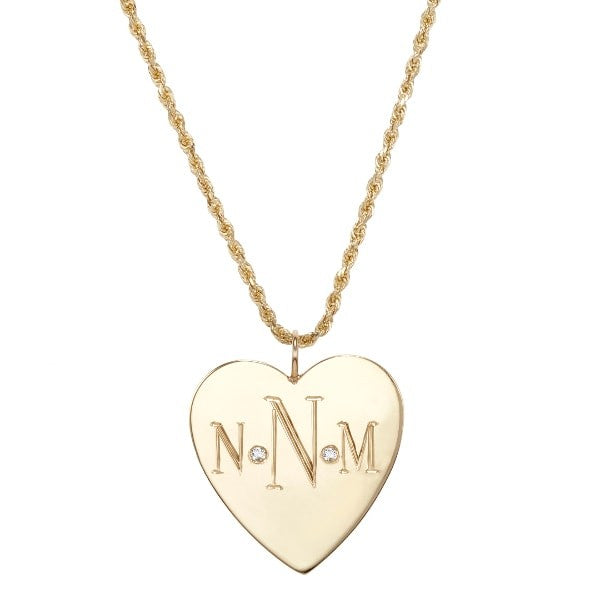 Diamond Cut Gold Rope Chain