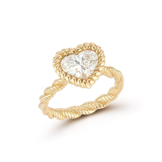 One-of-a-Kind Leona 1.85 ct Diamond Heart Ring