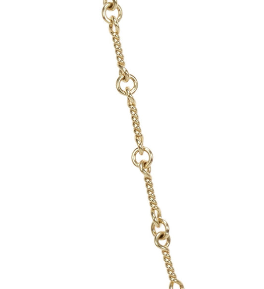 Handmade Twisted Bar Link Chain