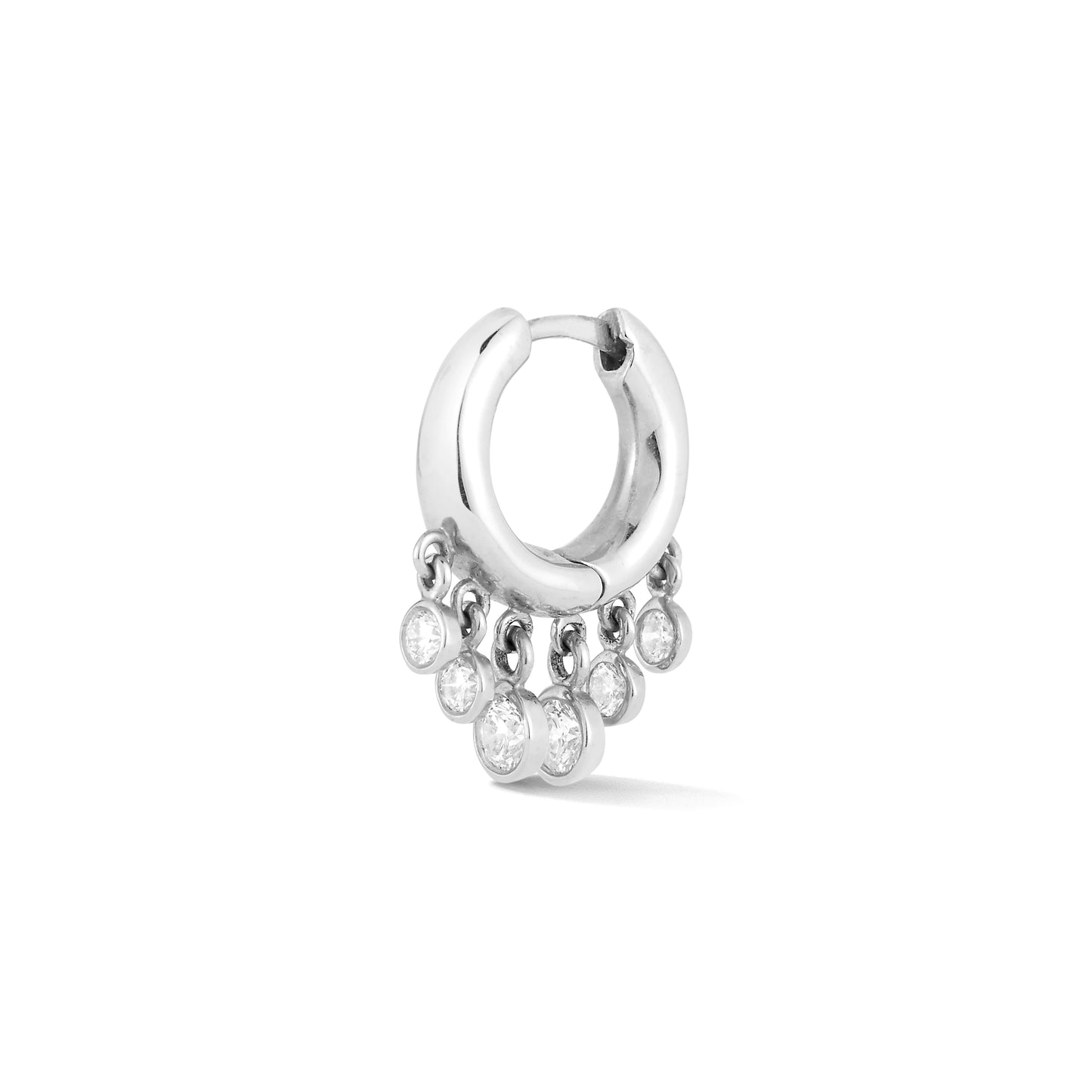 Diamond Dangle Huggie