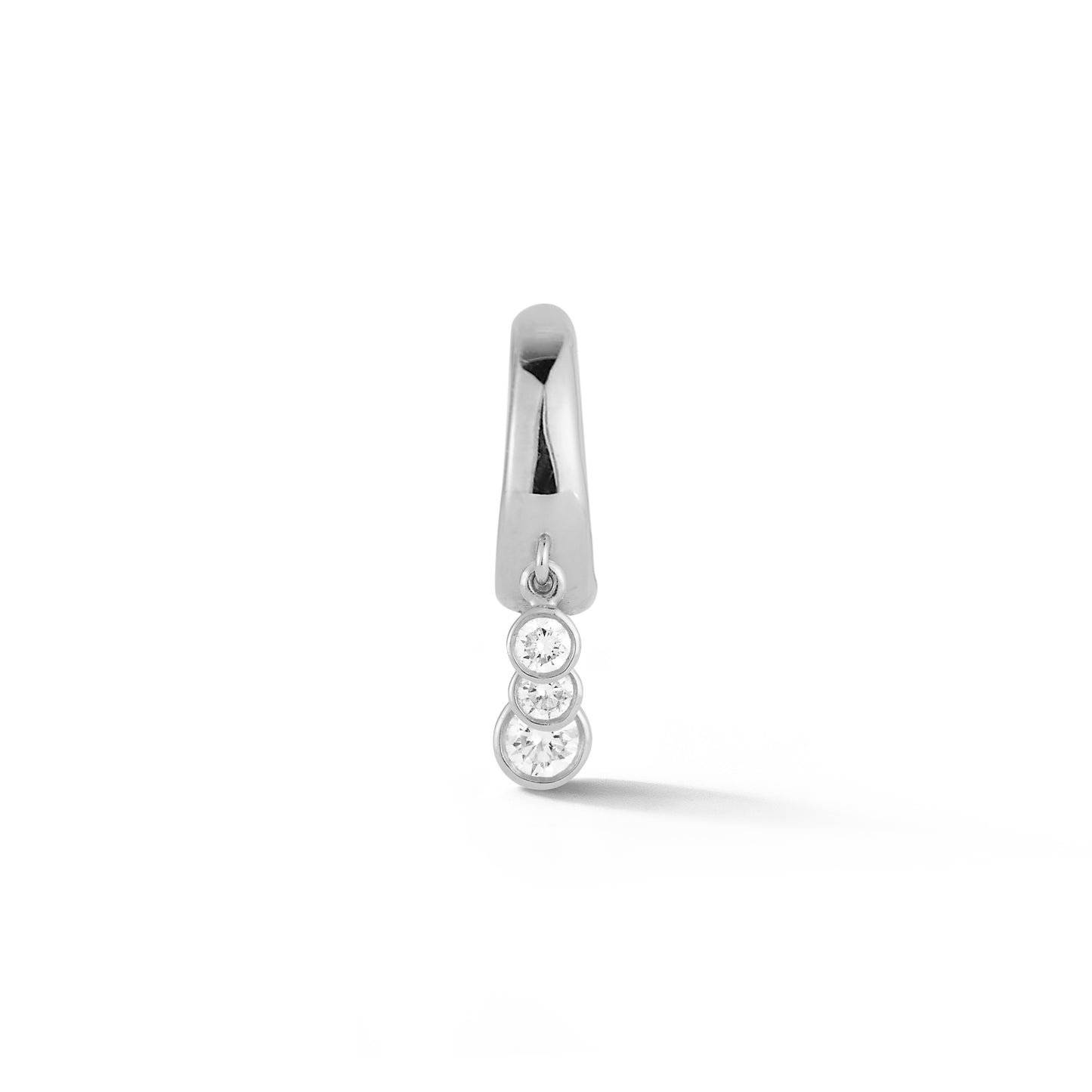 Diamond Dangle Huggie