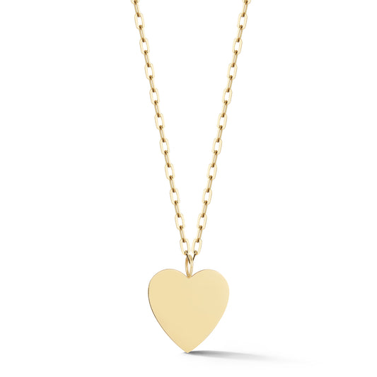 Medium Gold Heart Charm