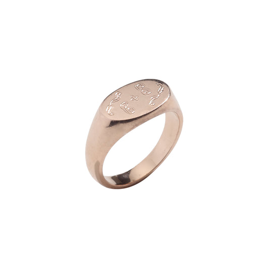 Small Signature Pinky Rings