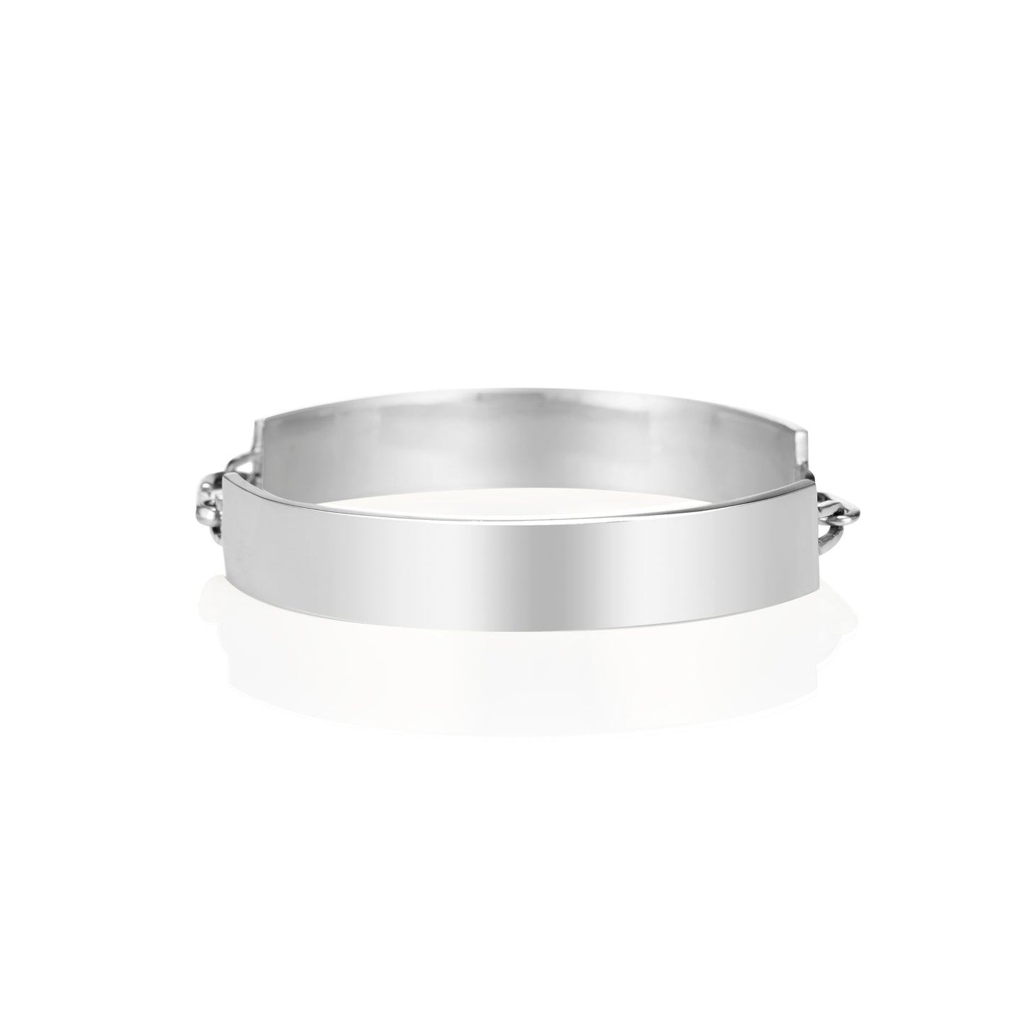 Double ID Chain Bangle