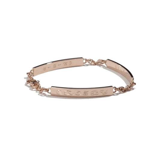 Three Bar ID Bracelet