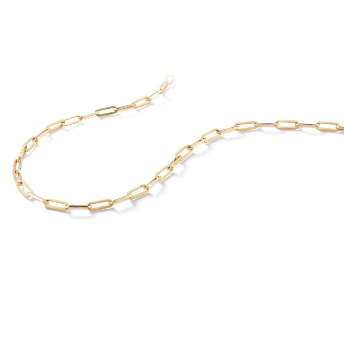 Gold Handmade Link Necklace
