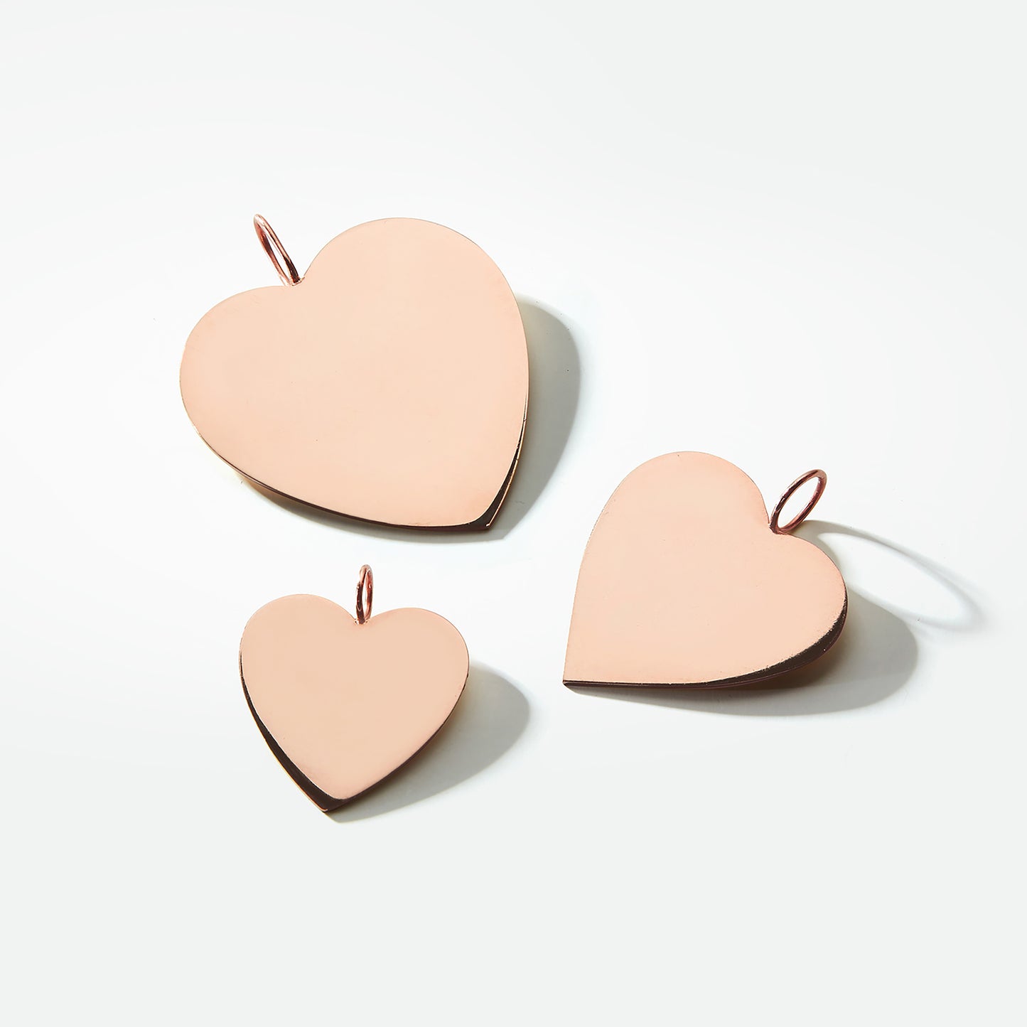 Medium Gold Heart Charm