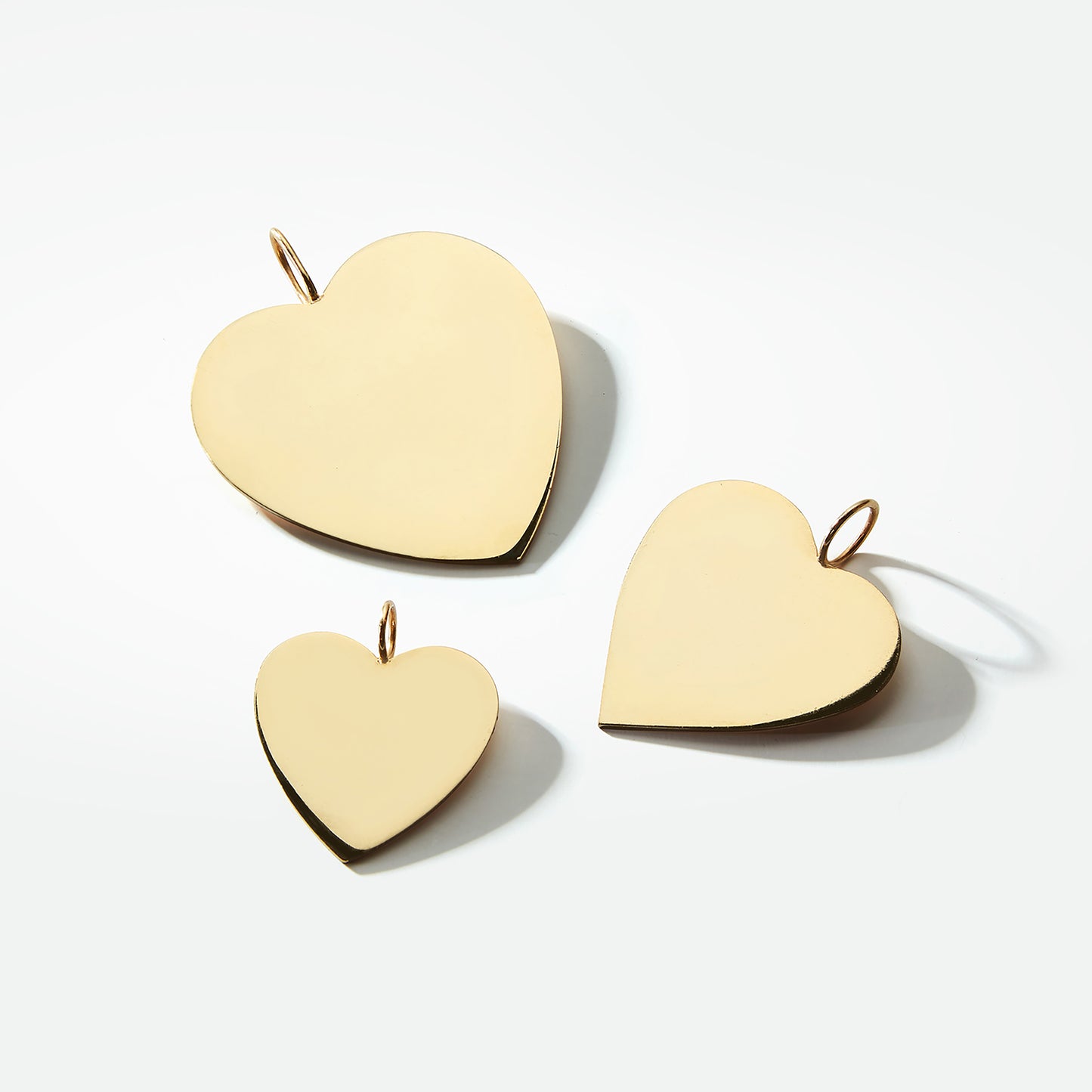 Medium Gold Heart Charm