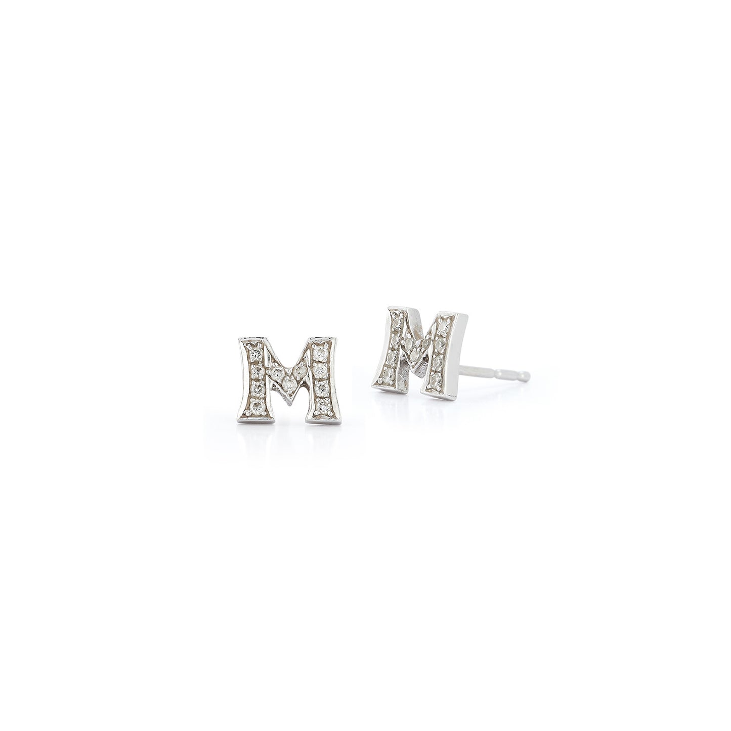 Diamond Initial Stud