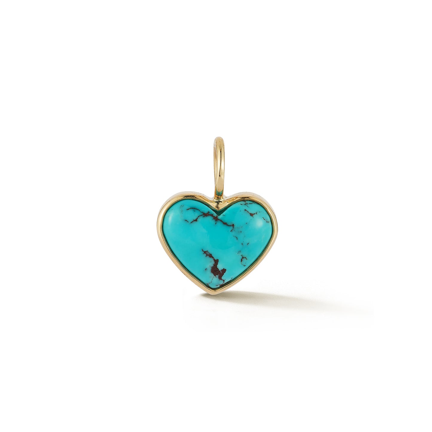Turquoise Heart Charm
