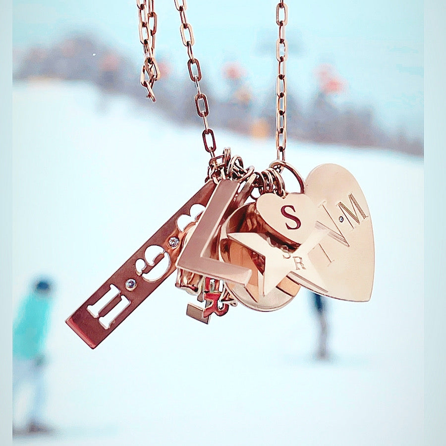 Medium Gold Heart Charm
